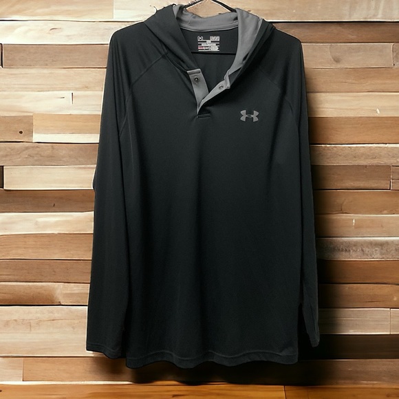 Men’s Under Armor Loose Fit Lightweight Heat Gear Hooded Pullover! - Picture 3 of 4